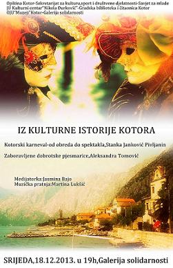 Iz kulturne istorije Kotora
