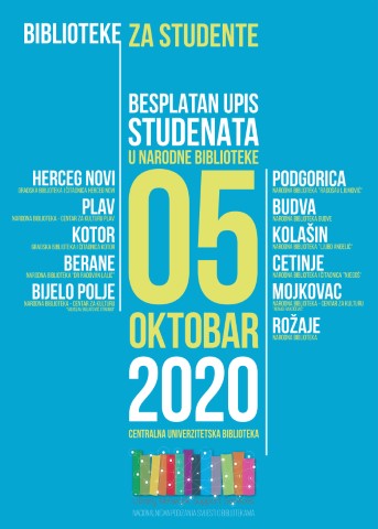 Plakat BIBLIOTEKE ZA STUDENTE 2020 Small